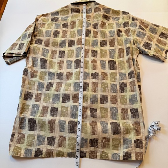 Mens Burma Bibas Geometric Print Shirt Size Medium - Picture 5 of 7